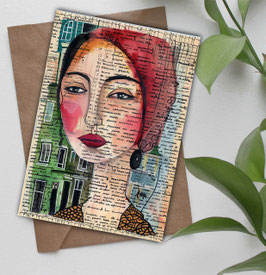 Postkarte / Klappkarte * Madeleine