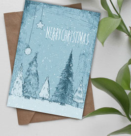 Weihnachtskarte "Merry Christmas #3"