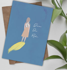 Postkarte/Klappkarte Gönne Dir Ruhe