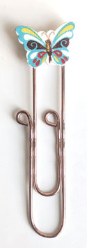 Paperclip Blauer Schmetterling