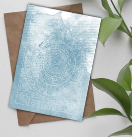 Postkarte/Klappkarte Mandala