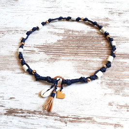EM-Schmuckband ★Gipsymee★ Jeans Blue - aus Tau