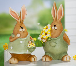 Gilde Figur Hase "Lino & Lina"
