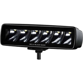 Hella Black Magic LED Mini Lightbar 6.2" Single (Spot)