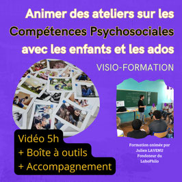 Pack visio-formation: "Animer des ateliers sur les Compétences Psychosociales"