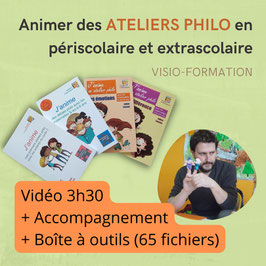 Pack visio-formation: "Animer des ateliers philo en périscolaire et extrascolaire"