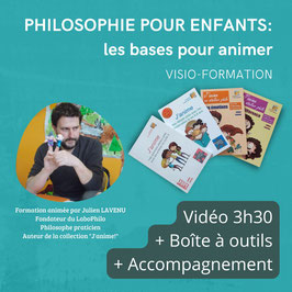 Pack visio-formation: "Initiation à la philosophie pour enfants"