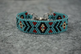 Armband "Indianerstyle Türkis-Bunt"