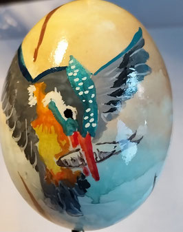 V 93 VOGELMOTIVE "EISVOGEL FÄNGT EINEN FISCH"
