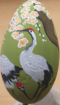 V 54 VOGELMOTIVE "KRANICHE UNTER EINEM KIRSCHBAUM"