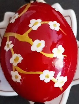 S41 SONDERMOTIVER "KIRSCHBLÜTEN AUF ROT"