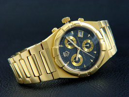 Chronograph Herrenuhr by Cavadini CV-235 Goldplattiert