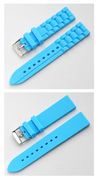 18 mm CAVADINI-SILIkON (RUBBER) UHREN-ARMBÄND SEHR GUTE QUALITÄT.ERHÄLT 18-24 MM