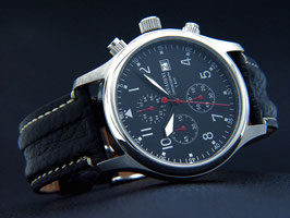 Chronograph  Herrenuhr by Cavadini CV-1215 arabisch-Skaliert