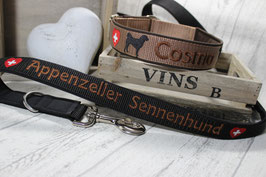 Set "Appenzeller" Halsband und Leine