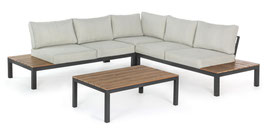 SET SALOTTO ANG.C-C ELIAS ANTRACITE SJ61 | Sconto