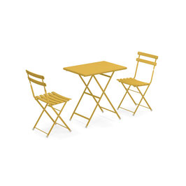 Set tavolo e 2 sedie balconcino Arc en Ciel Emu | Sconto 13%