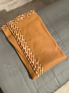 Flou Plaid Pile Marroncino