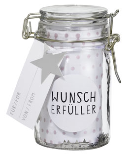 Geschenkglas "Wunscherfüller"