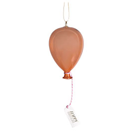 Luftballon apricot "Happy Birthday"