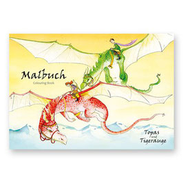 Malbuch "Drachen" Topas und Tigerauge