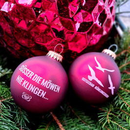 Baumkugel Kühlungsborn rot 2022