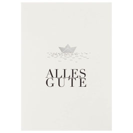 Karte "Alles Gute"