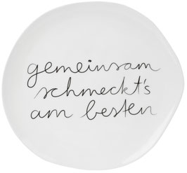 Mix&Match Teller gemeinsam schmeckt´s...