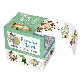 Tattoobox Freche Tiere 24 St.