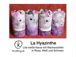 4er Frühstückskerzen in "La Hyazinthe"