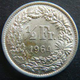 Schweiz ½ Franken 1964