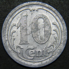 Landes Chambre de Commerce 10 Centimes 1922