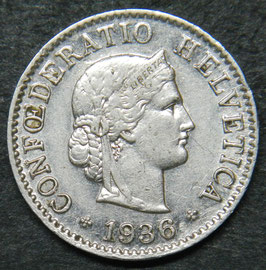 5 Rp. 1936 Schweiz