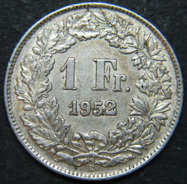 Schweiz 1 Franken 1952
