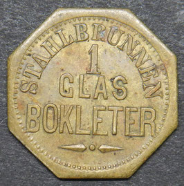 Verwaltung des Königl. Kurhauses Kissingen 1 Glas Bokleter Stahlbrunnen