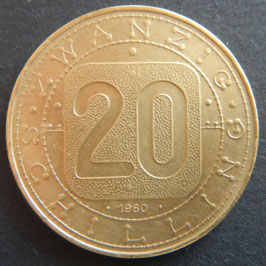 Österreich 20 Schilling 1980
