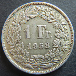Schweiz 1 Franken 1958