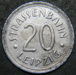 Strassenbahn Leipzig - 20 Pfennig