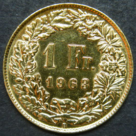 Schweiz 1 Franken 1963
