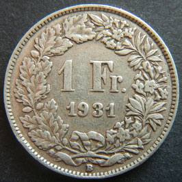 Schweiz 1 Franken 1931