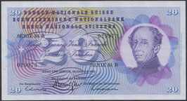 Schweiz 20 Franken 1972