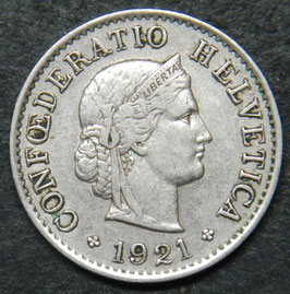 5 Rp. 1921 Schweiz