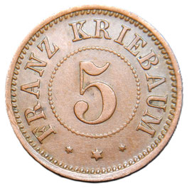Austria Wien 5 Kreuzer Franz Kriebaum Danzer´s Orpheum Harmonietheater