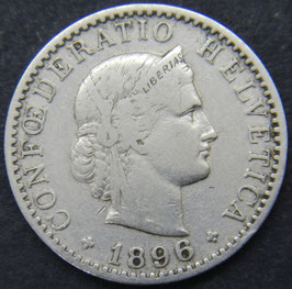 20 Rp. 1896 Schweiz