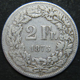 Schweiz 2 Franken 1875