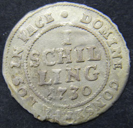 Zürich 1 Schilling 1730