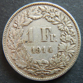 Schweiz 1 Franken 1914