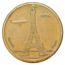 Médaille Souvenir Tour Eiffel Paris