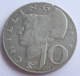 Österreich 10 Schilling 1957