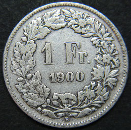 Schweiz 1 Franken 1900